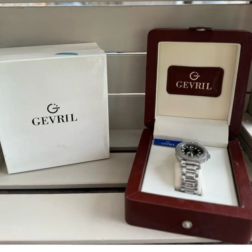Gevril Seacloud Men's Authentic Limited Edition Steel Watch 40mm Watch 223/500